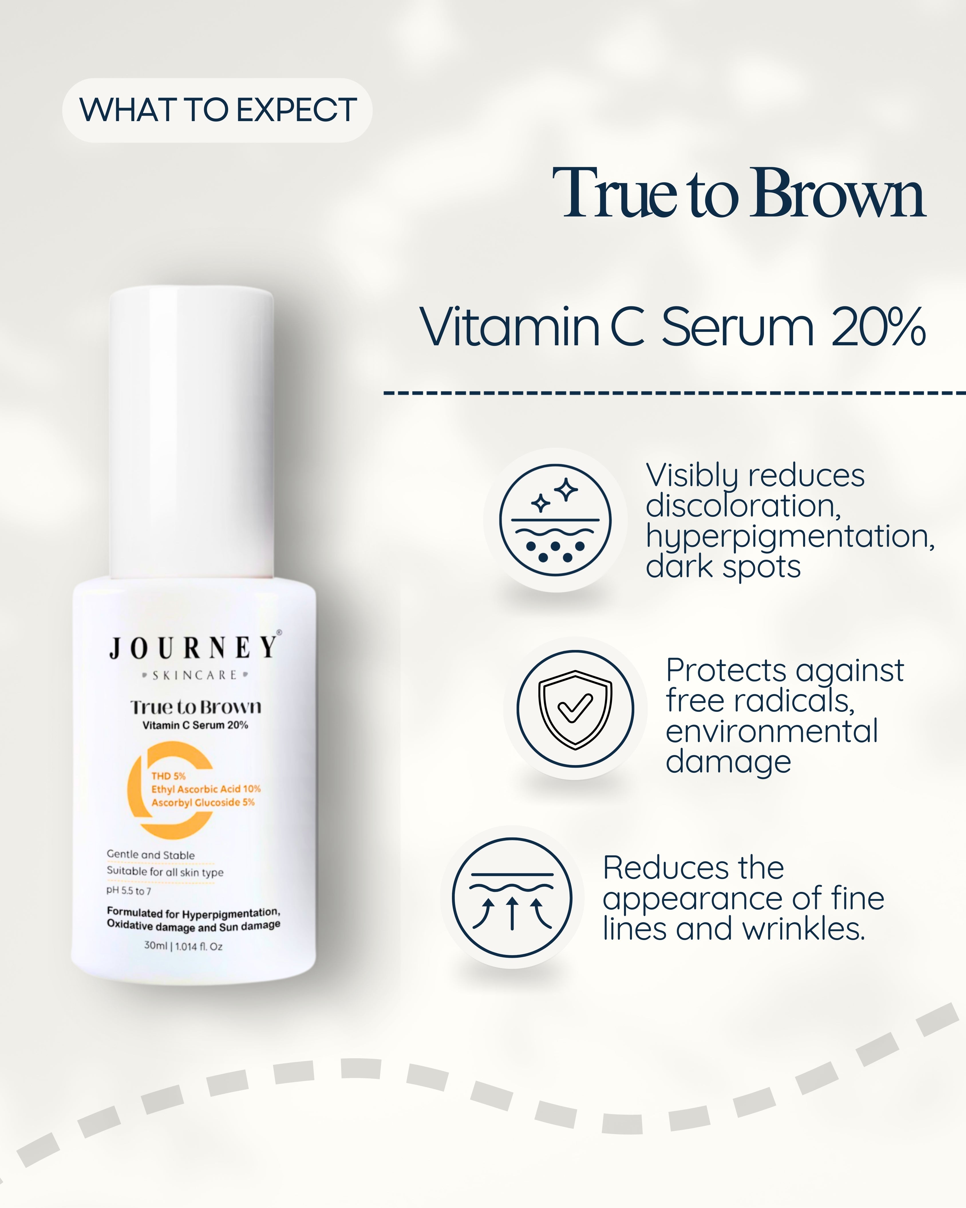 True To Brown Vitamin C Serum 20%
